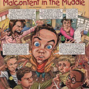 Malcolm in the Middle Cartoon - MAD Magazine Page 1