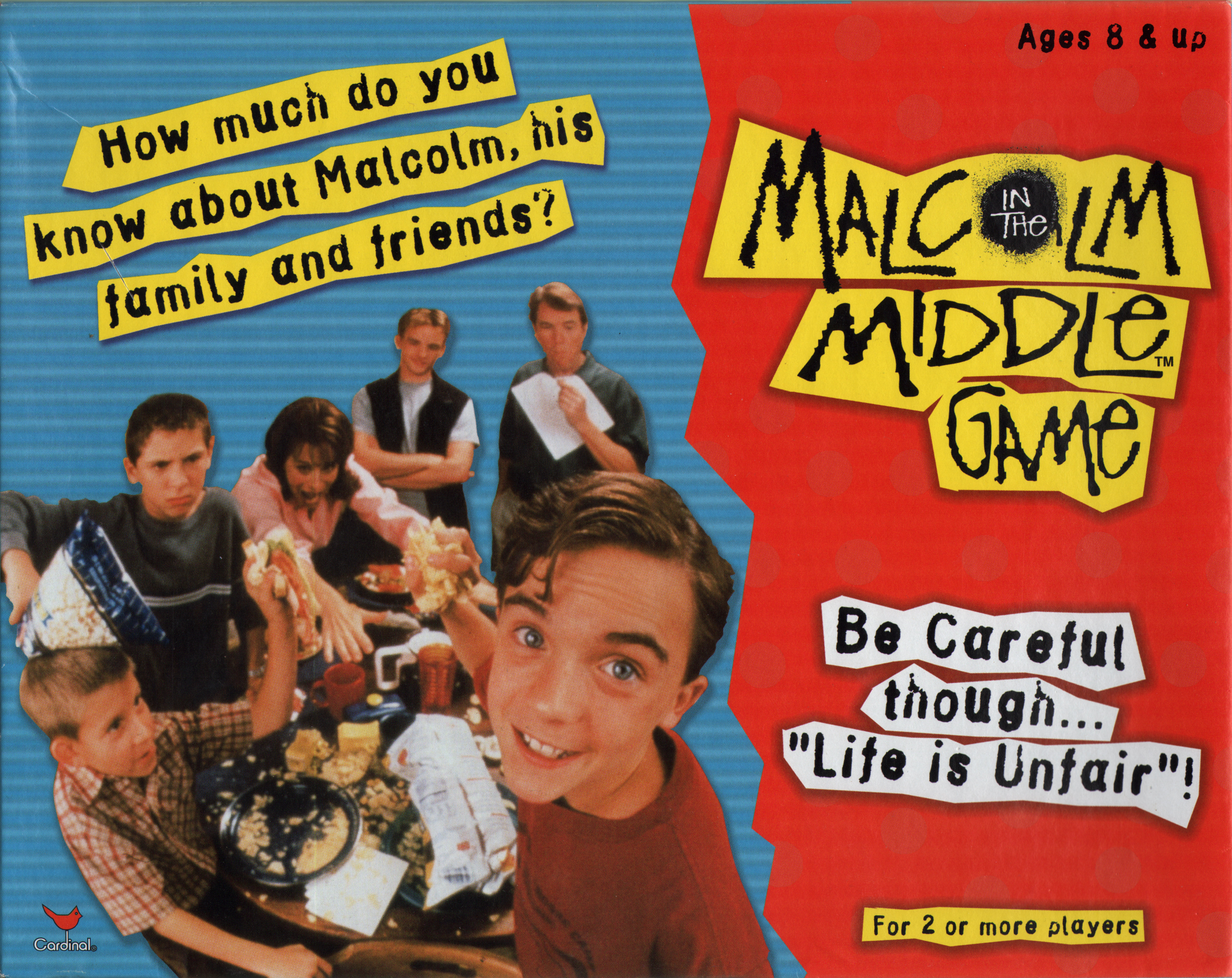 Malcolm in Middle Board Game Front Malcolm in the Middle Voting