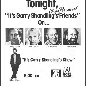 Garry Shandling, "TV Guide" magazine ad, April 29, 1989