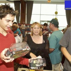 Justin Berfield snapped at Matchbox 'Ultimate Collectible', August 24, 2002