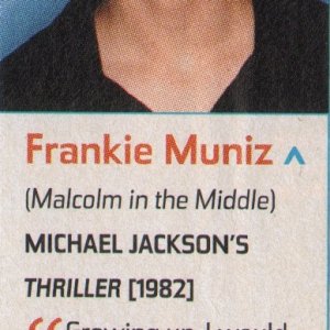 Frankie Muniz, unknown magazine
