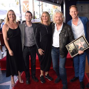 Richard Branson receives Star on the Hollywood Walk of Fame