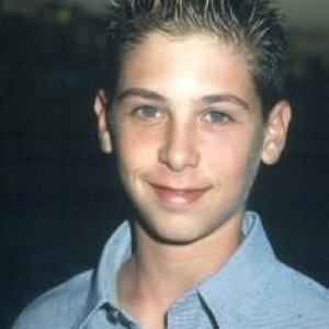 Justin Berfield pictured at some event, around 2000
