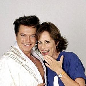 Posing with David Cassidy (Boone Vincent) for the Vegas episode (5.1)
