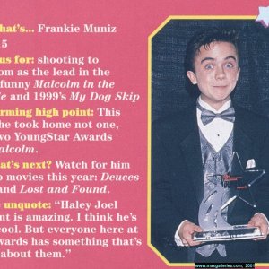 "Bop" magazine, February 2001