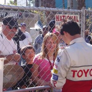 29th Annual Toyota Pro/Celebrity Race - Race Day: Justin Berfield