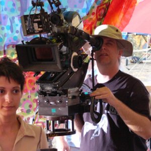 Author Rina Slayter (Lisa) as an extra on the 'Burning Man' (7x01) set