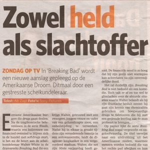 Dutch AD newspaper (Algemeen Dagblad), February 12, 2011