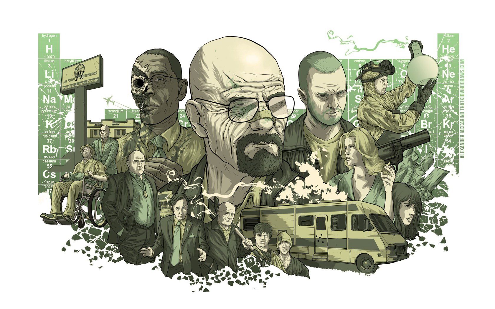 Bryan Cranston in 'Breaking Bad' by Alexander Iaccarino