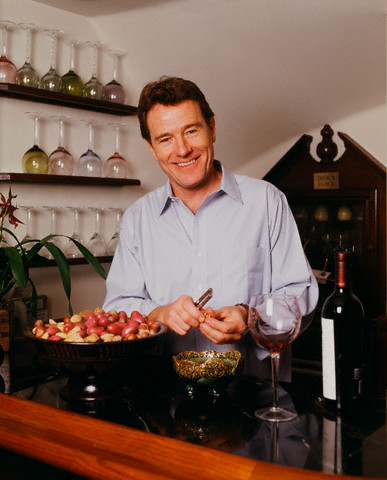 Bryan Cranston photo shoots: At home, Bryan parties with style