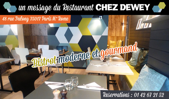 'Chez Dewey' bistro in Paris, France