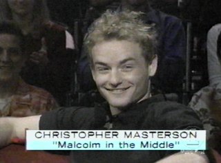 Christopher Masterson on VH1's 'The List', May 3, 2000
