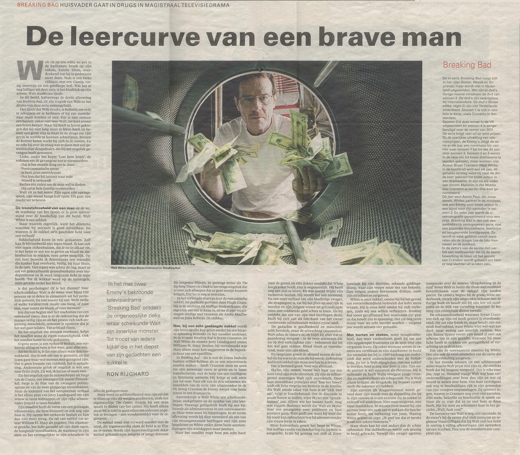 Dutch NRC newspaper, September 3, 2010