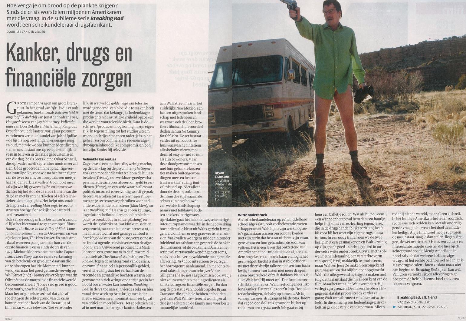 Dutch VPRO Gids TV magazine, October 9, 2010