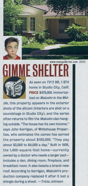 Entertainment Weekly magazine, July 13, 2001