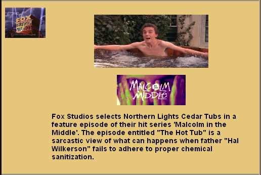 Episode 5x10 Hot Tub advertising