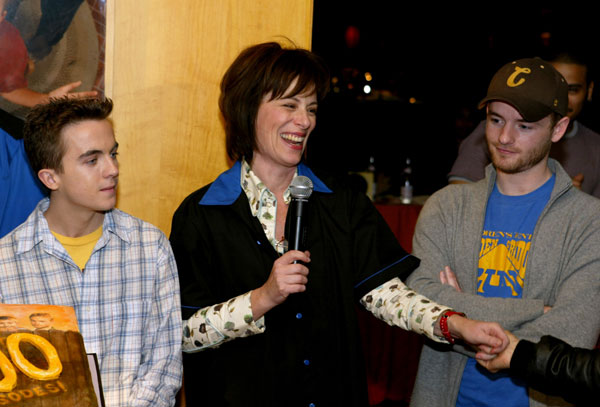 Frankie, Jane and Chris at 100th Episode Bowling Party