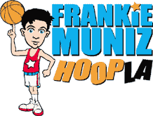 Frankie Muniz HoopLA 2004 game logo