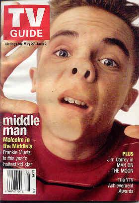 Frankie Muniz in TV Guide, May 27, 2000