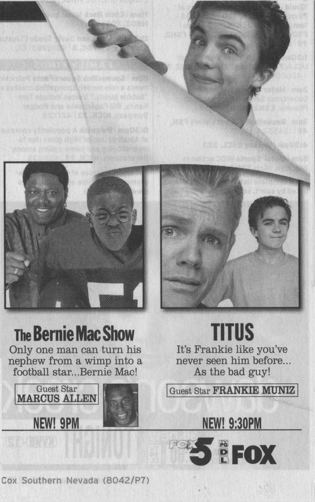 Frankie Muniz on 'Titus' (2002)