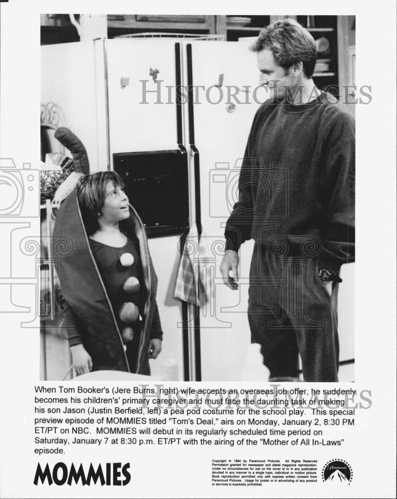 Justin Berfield in 'The Mommies' TV series (1994)