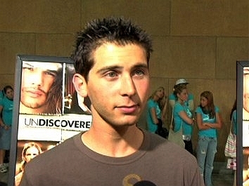 Justin Berfield interviewed at 'Undiscovered' Los Angeles Premiere