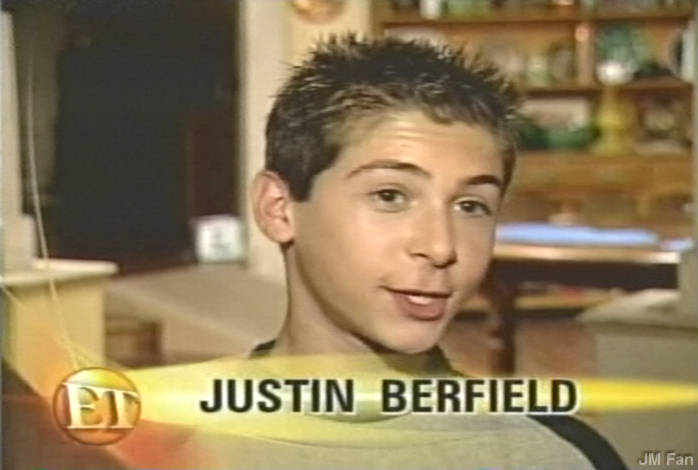Justin on Entertainment Tonight, early 2000