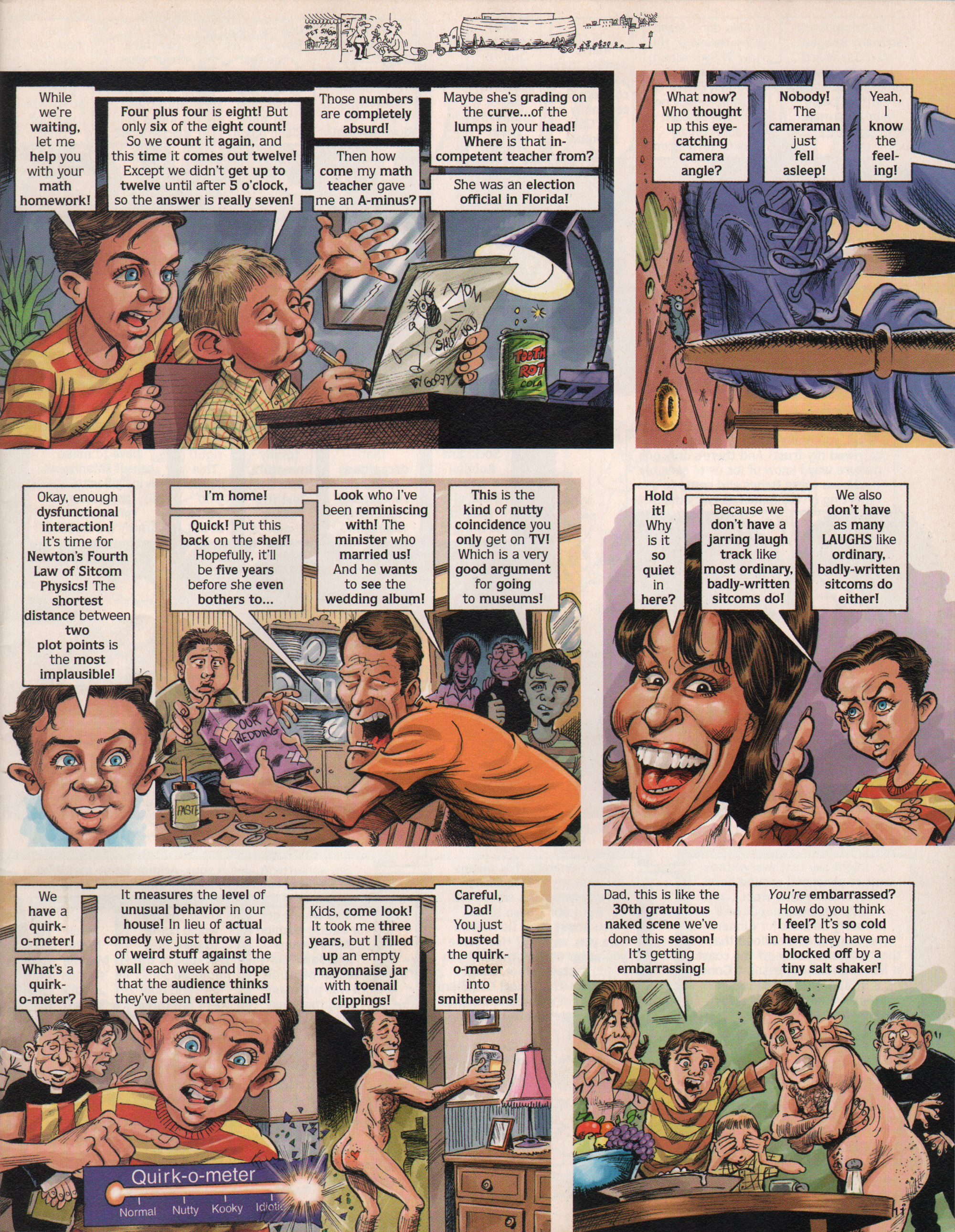 Malcolm in the Middle Cartoon - MAD Magazine Page 5