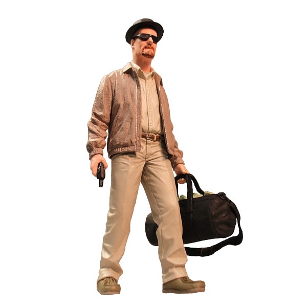 Mezco Walter White Heisenberg action figure, beige variant