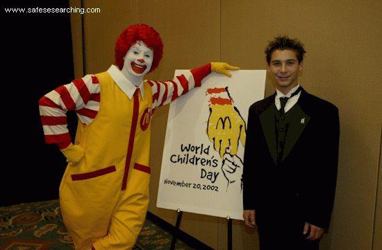 Ronald McDonald, Justin Berfield