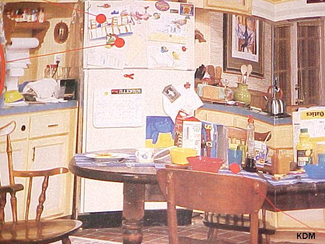 The Wilkerson house - studio set, from Entertainment Weekly