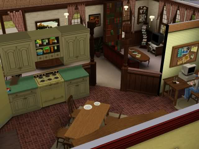 The Wilkerson House: virtual Sims3 3D-recreation by CarynColleen