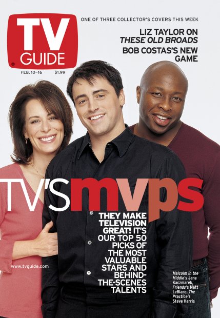 TV Guide - &quot;TV's MVPS&quot; February 10, 2001